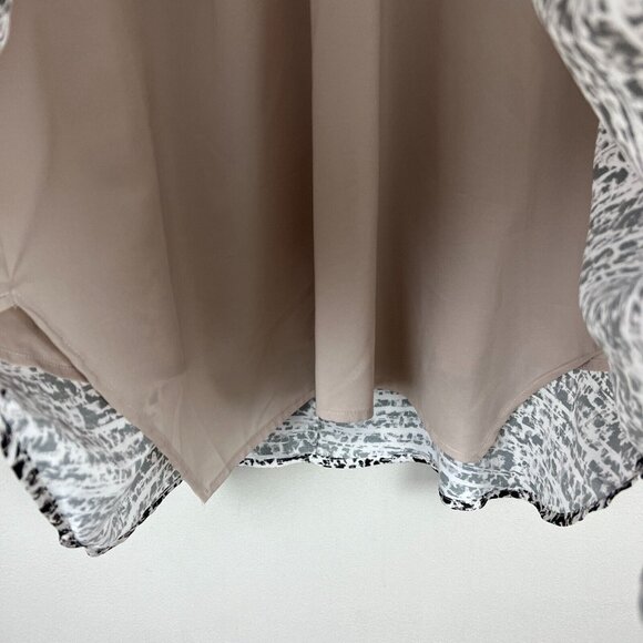 MM Lafleur Blouse Top Women +3 3X Multicolor Ink Wash The Didion Sleeveless New - Picture 7 of 12